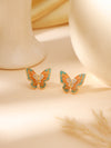 Butterfly Enamel Earrings