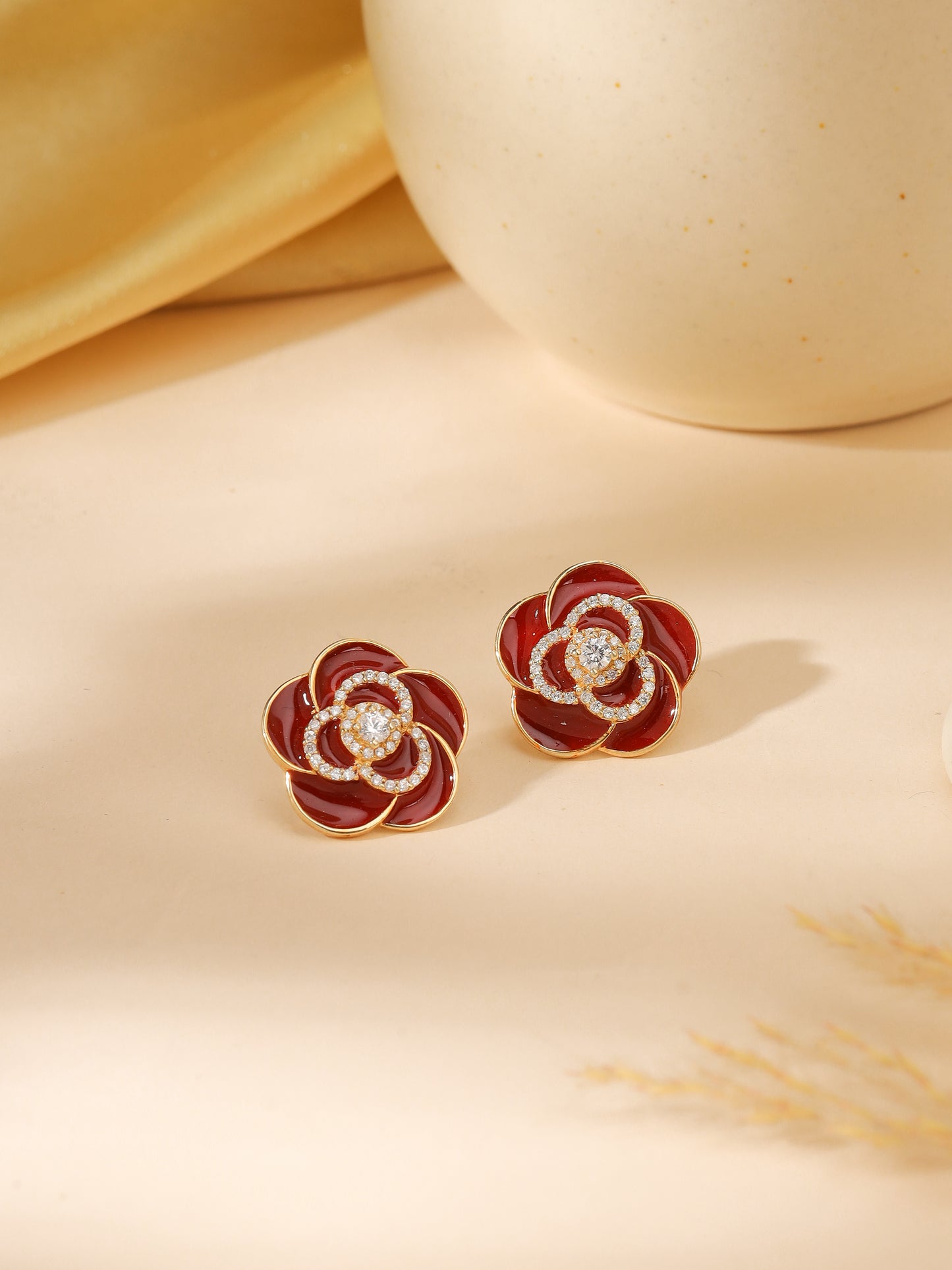 Fiesta Floral Studs