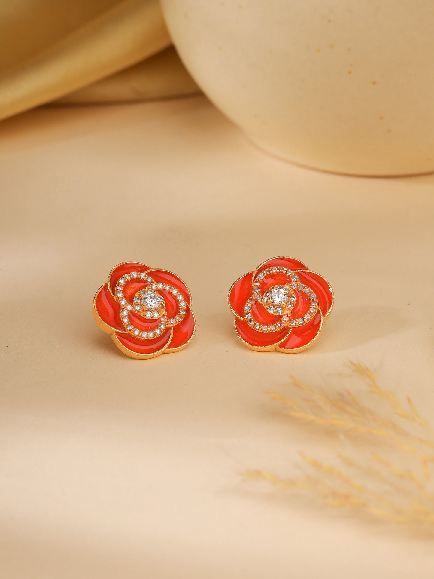 Fiesta Floral Studs