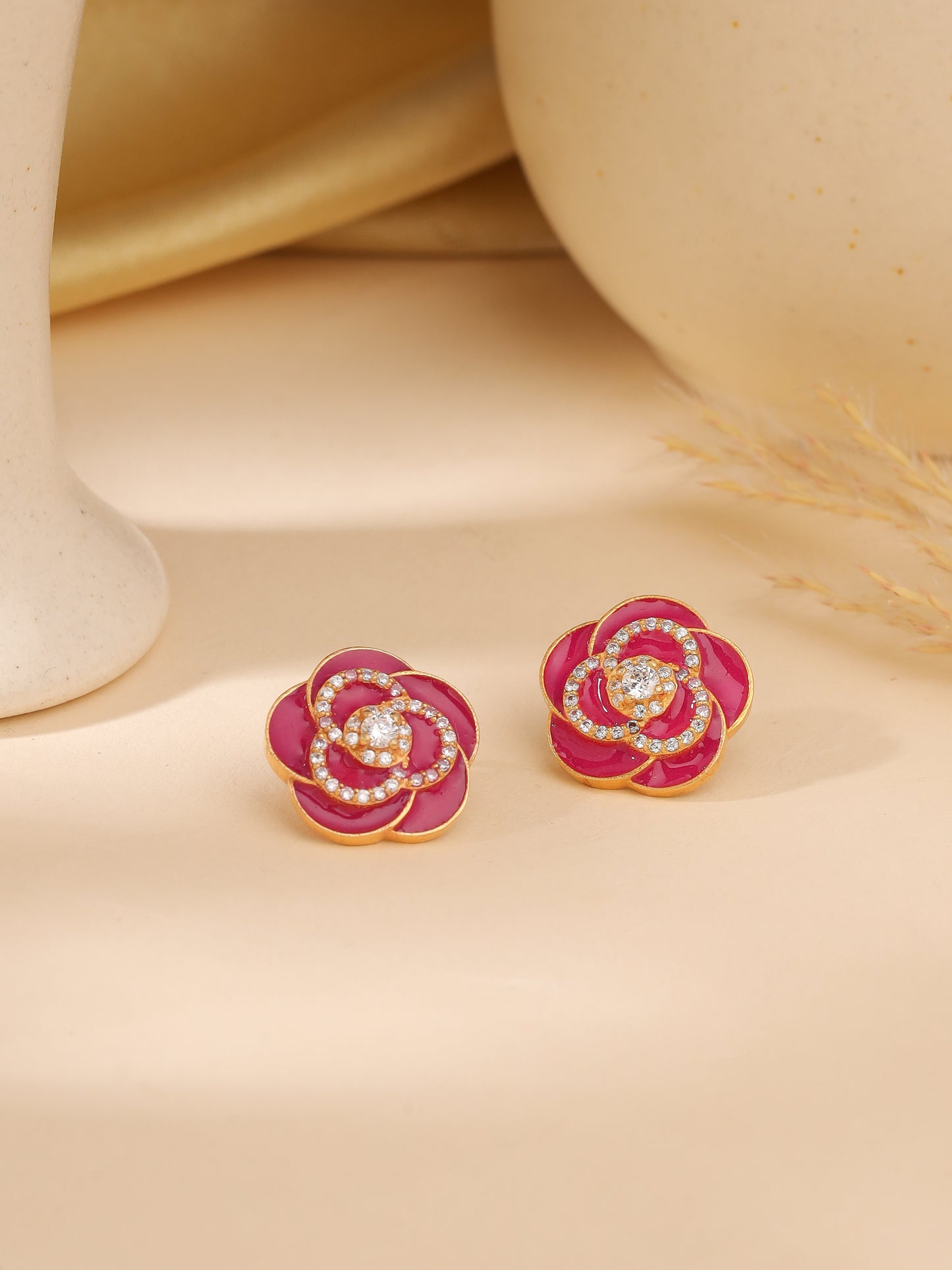 Fiesta Floral Studs